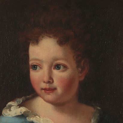 Ritratto di bambina con fiori