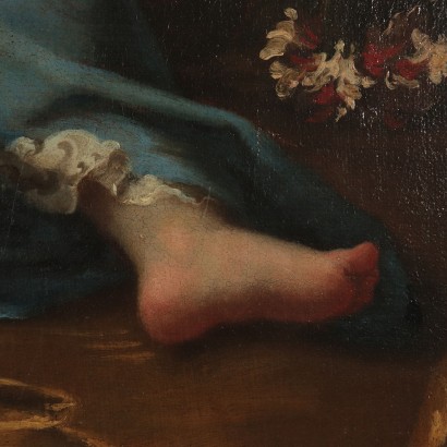 Ritratto di bambina con fiori