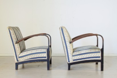 Modernismo, sillones, sillones italianos de 40 años