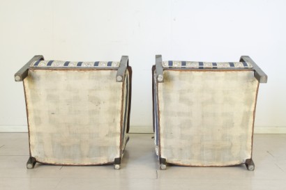 Modernismo, sillones, sillones italianos de 40 años