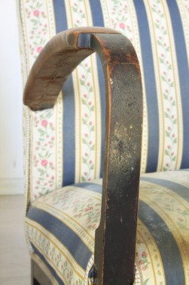 Modernismo, sillones, sillones italianos de 40 años
