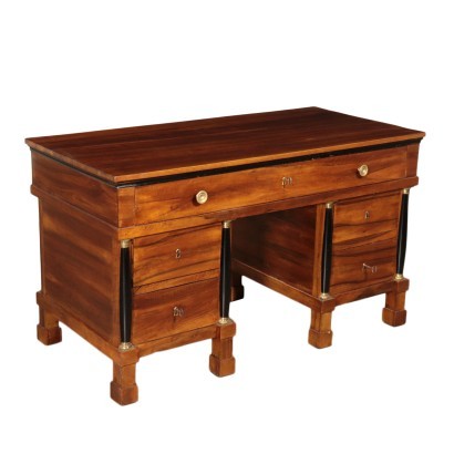 antiquariato, scrivania, antiquariato scrivanie, scrivania antica, scrivania antica italiana, scrivania di antiquariato, scrivania neoclassica, scrivania del 800,Scrivania Piemontese Impero