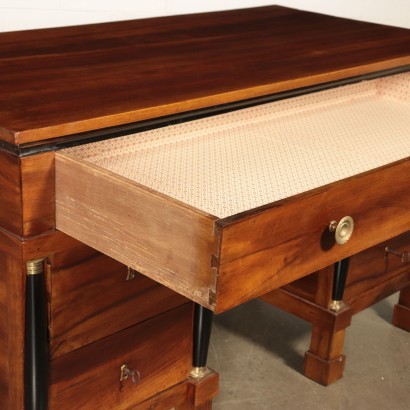 antiquariato, scrivania, antiquariato scrivanie, scrivania antica, scrivania antica italiana, scrivania di antiquariato, scrivania neoclassica, scrivania del 800,Scrivania Piemontese Impero
