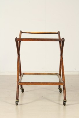 modernisme, accessoires, chariot, chariot chariot de production italienne 50 ans