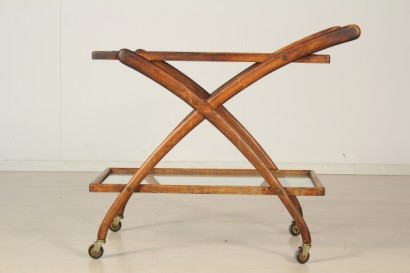 modernisme, accessoires, chariot, chariot chariot de production italienne 50 ans