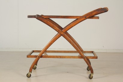 modernisme, accessoires, chariot, chariot chariot de production italienne 50 ans