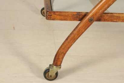 modernisme, accessoires, chariot, chariot chariot de production italienne 50 ans