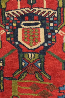 antiquités, tapis, moquette de tapis tapis 1940 's, Perse, afschar, tapis, tapis, tapis de main artisanat, tapis de 40 ans, tapis laine chunky noeud