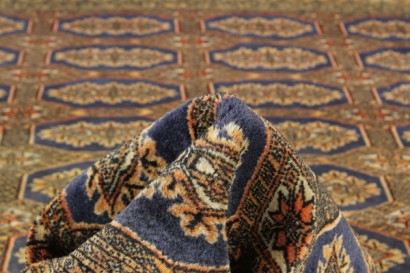 antiquités, tapis, tapis Cachemire, tapis, tapis 80 années de 1980, tapis pakistan, tapis, tapis de laine de coton, tapis, tapis fin artisanal, tapis