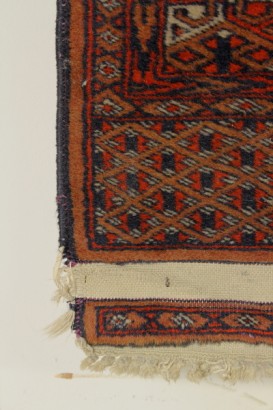 antiquités, tapis, coureur pakistan, coureur, coureur du milieu du 20e siècle, coureur de coton, coureur de laine, coureur de noeud fin, coureur fait à la main, tapis