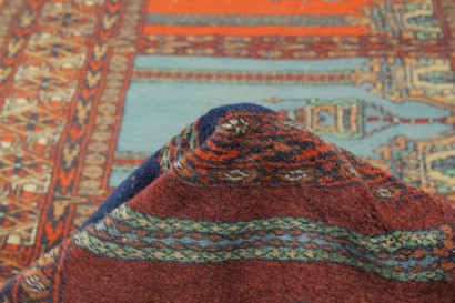 antiquités, tapis, coureur pakistan, coureur, coureur du milieu du 20e siècle, coureur de coton, coureur de laine, coureur de noeud fin, coureur fait à la main, tapis