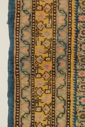 antiquités, tapis, moquette, tapis, tapis bjar 70 ans Turquie coton laine tapis, tapis, moquette, tapis, nœud de main artisanat fin, tapis