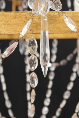 antiquités, lustres, lustre en ballon air chaud, lustre