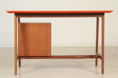 modernariato, tavoli, scrivania anni 50/60, scrivania anni 50, scrivania anni 60, scrivania produzione italiana, scrivania
