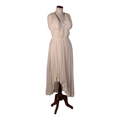 #vintage #abbigliamentovintage #abitivintage #vintagemilano #modavintage ,Abito Da Cocktail Vintage Bianco Panna