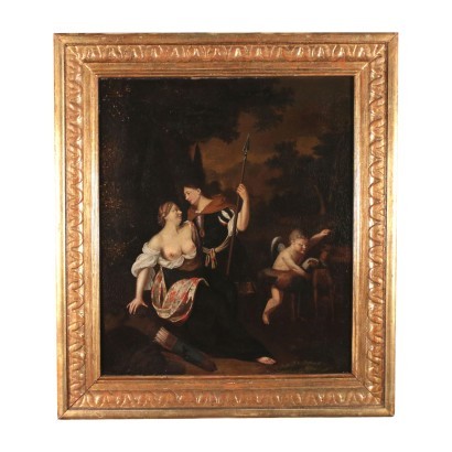 Venus,Adonis y Cupido.