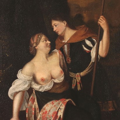 Venus,Adonis y Cupido.