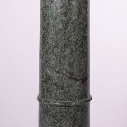 Colonne Marbre Vert Serpentine Italie Début Du 20ème Siècle