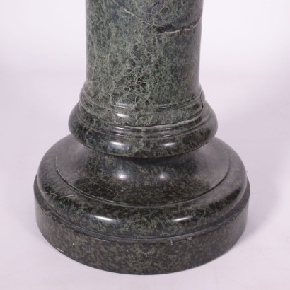 Colonne Marbre Vert Serpentine Italie Début Du 20ème Siècle