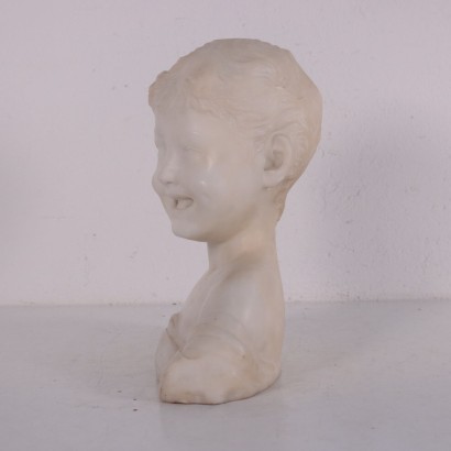 Bust Of A Child Marble Italy 19th 20th Century