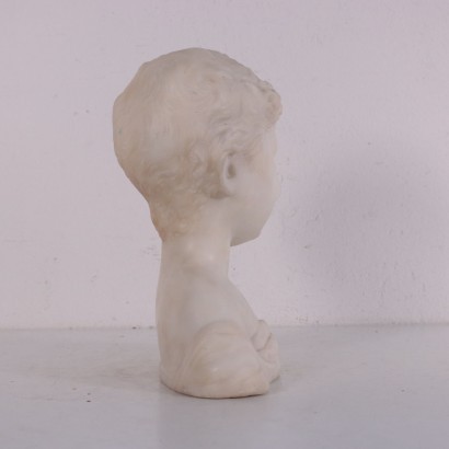 Bust Of A Child Marble Italy 19th 20th Century