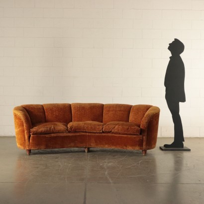 modernariato, modernariato di design, divano, divano modernariato, divano di modernariato, divano italiano, divano vintage, divano anni '60, divano design anni 60
