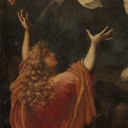 Cristo crocifisso con Maddalena e angeli