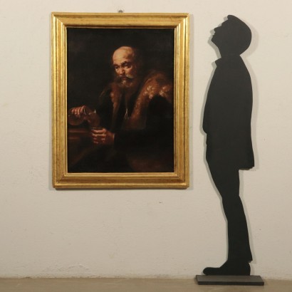 Monsù Bernardo attribuibile a,Figura d'uomo con brocca,Bernhard KEIL o Eberhard KEILHAU,Monsù Bernardo attribuibile a,Bernhard KEIL o Eberhard KEILHAU
