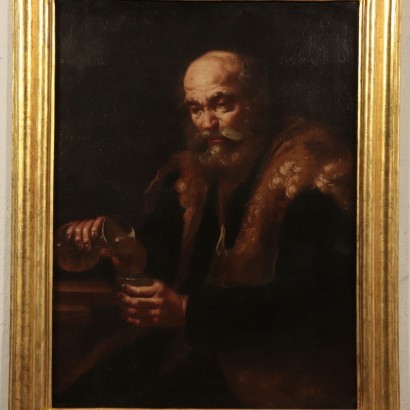 Monsù Bernardo attribuibile a,Figura d'uomo con brocca,Bernhard KEIL o Eberhard KEILHAU,Monsù Bernardo attribuibile a,Bernhard KEIL o Eberhard KEILHAU