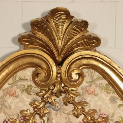 Eclectic Neo-Baroque Big Bed Italy 19th Century
