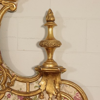 Eclectic Neo-Baroque Big Bed Italy 19th Century