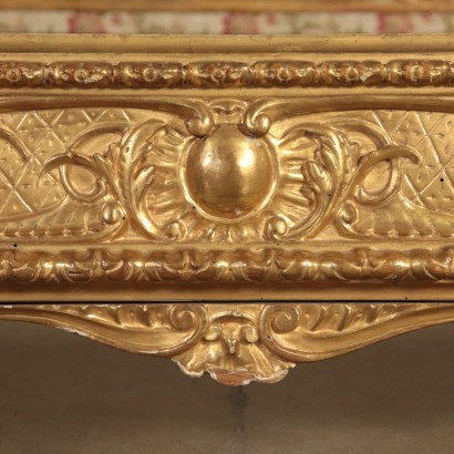 Eclectic Neo-Baroque Big Bed Italy 19th Century