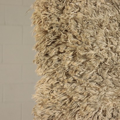 Tappeto Vintage Shaggy White