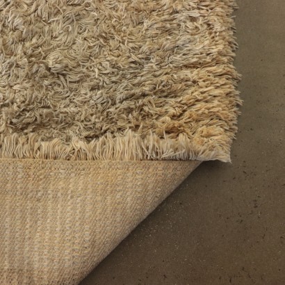 Tappeto Vintage Shaggy White
