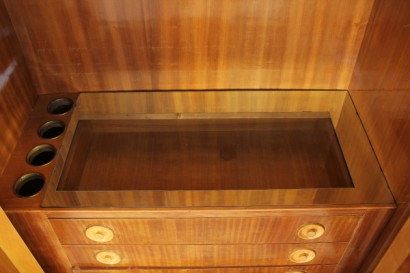 modernariato, arredi completi, camera anni 30, camera matrimoniale, camera matrimoniale anni 30, camera anni 30, camera produzione italiana, armadio, comodini, letto petineuse