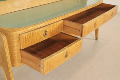 modernariato, arredi completi, camera anni 30, camera matrimoniale, camera matrimoniale anni 30, camera anni 30, camera produzione italiana, armadio, comodini, letto petineuse