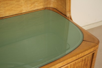 modernariato, arredi completi, camera anni 30, camera matrimoniale, camera matrimoniale anni 30, camera anni 30, camera produzione italiana, armadio, comodini, letto petineuse