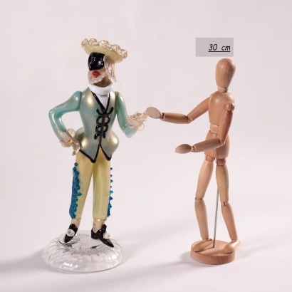 Statua, Maschera Veneziana in Vetro di Murano
