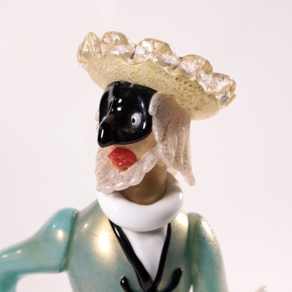 Statua, Maschera Veneziana in Vetro di Murano