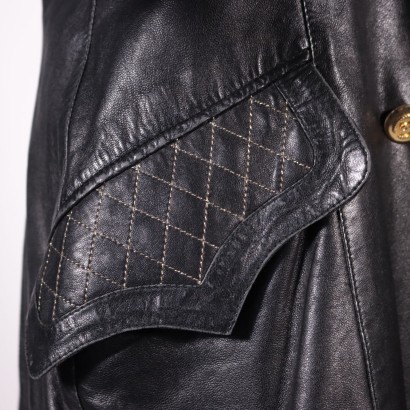 Vintage Pollini Leather Jacket Italy 1980s-1990s