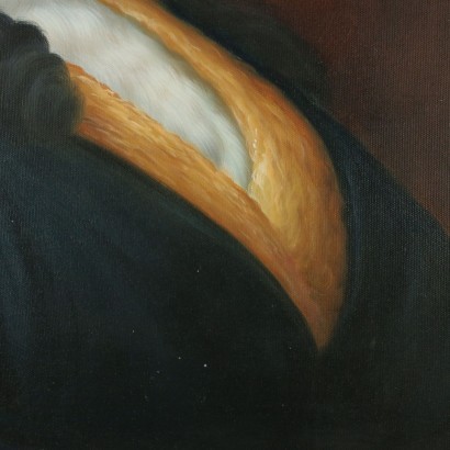 Ritratto con volto di cane