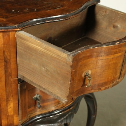 Small Barocchetto Revival Cabinet Wood Italy 20th Century