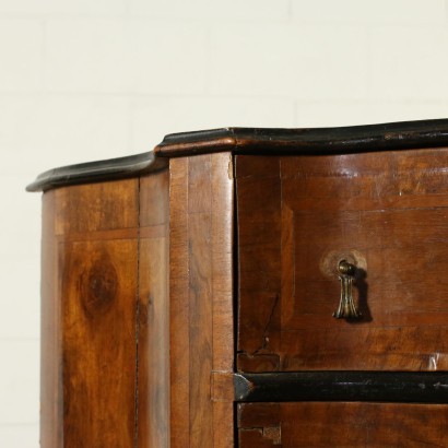 Small Barocchetto Revival Cabinet Wood Italy 20th Century