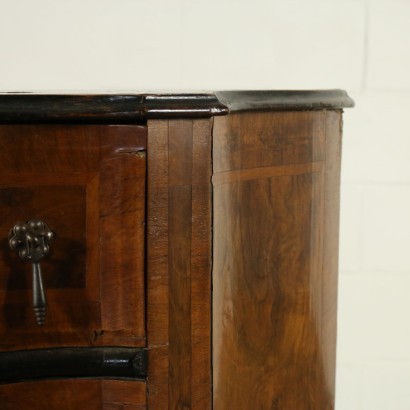 Small Barocchetto Revival Cabinet Wood Italy 20th Century