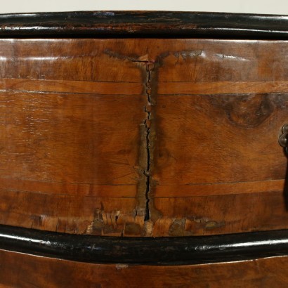Small Barocchetto Revival Cabinet Wood Italy 20th Century