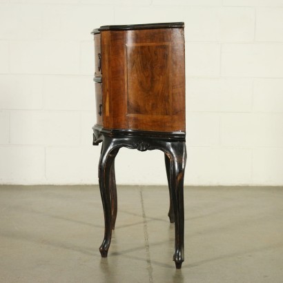 Small Barocchetto Revival Cabinet Wood Italy 20th Century