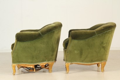 bottega del 900, barocchetto, poltrone in stile barocchetto