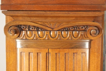 bottega del 900, neorinascimento, credenza, credenza mogano, credenza 900, credenza italia, credenza lombardia
