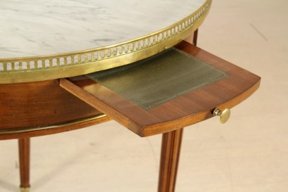 bottega del 900, mobili in stile, tavolo rotondo, tavolo neoclassico, tavolo XX secolo, tavolo del 900, tavolo italia, tavolo mogano, tavolo