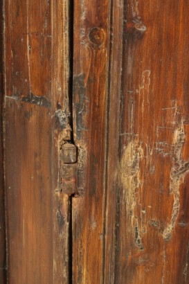 antiquités, encoignures, encoignure pin, encoignure armoire fin du coin, encoignure 700 700, Italie, angle angle